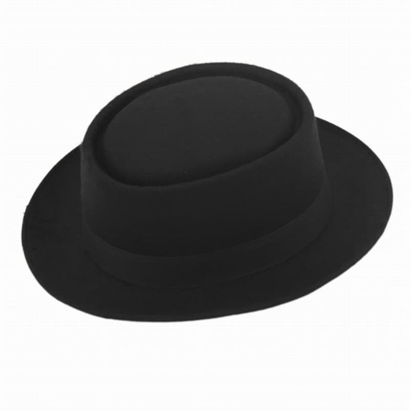 Chapéu Pork Pie  Feltro Feminino Aba Média 6cm