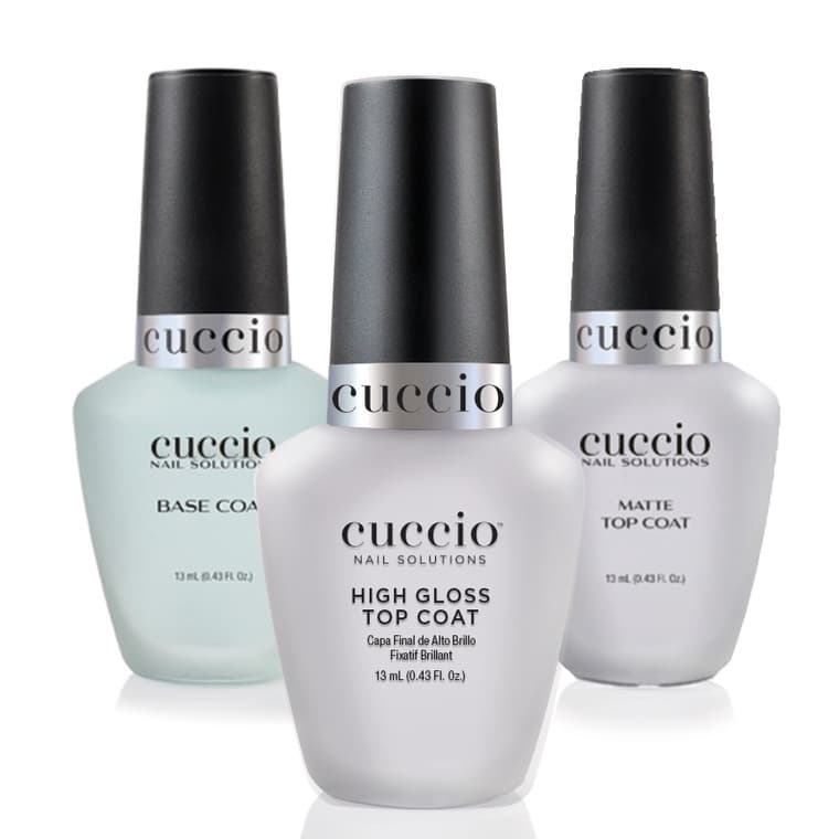 Top Coat Matte, Top Coat High Gloss, Base Coat - CUCCIO