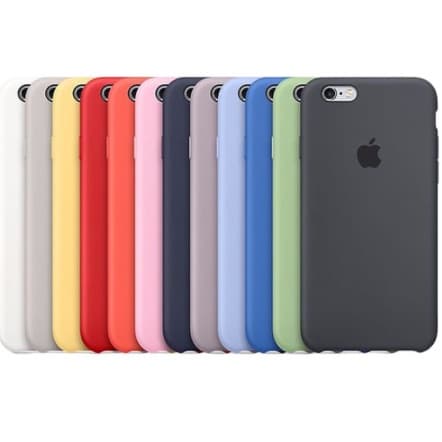 Case Capa Capinha Silicone ((iPhone Com Logo)) Apple Iphone 6 / 6s / Iphone 7 / 8 / Iphone 7 Plus / 8 Plus / Iphone X / Xr / Iphone XS / Iphone