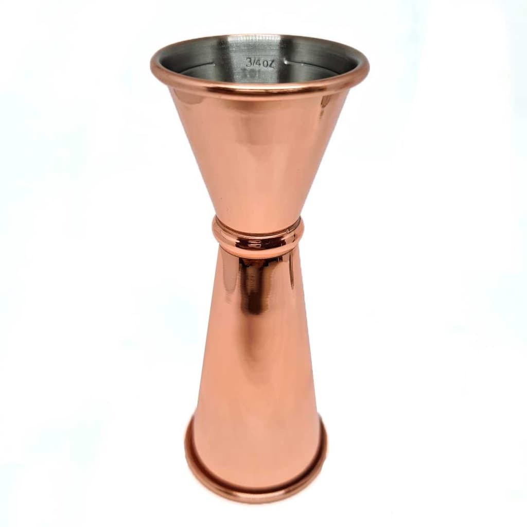 Dosador para bebidas inox - rosegold - 30/60ml