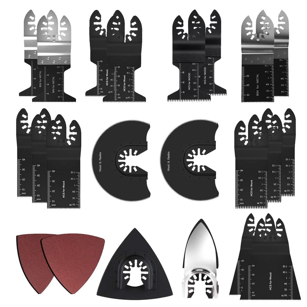40pcs Conjunto De Kit De Lâmina De Serra Multiferramenta Oscilante Para FEIN Makita Acessórios De Ferramentas Elétricas