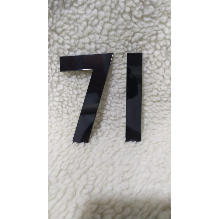 Numero Residencial em Acrilico Espelhado