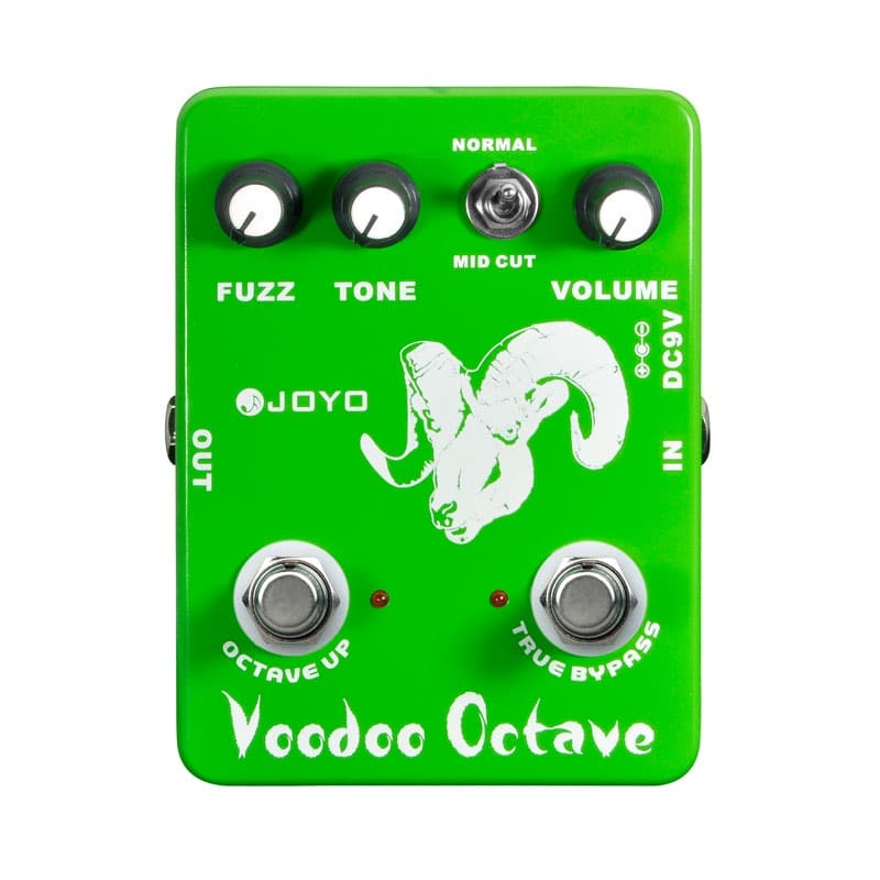 Pedal De Efeito De Guitarra JOYO JF-12 Vogoodoo Octave Fuzz Rock 60's Com MID Cut True Bypass/Partes/Acessórios