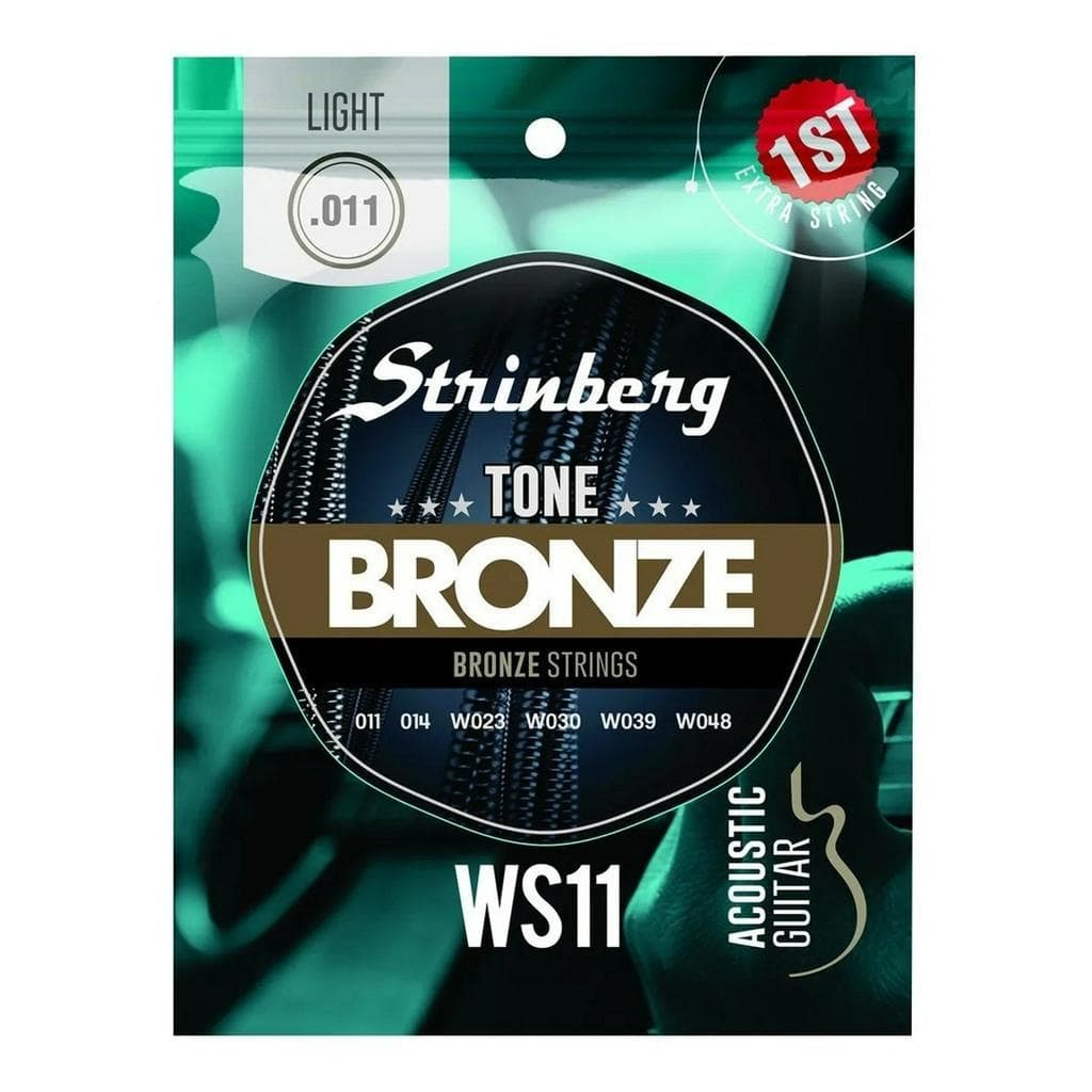 Encordoamento Strinberg Violão Aço 011 Ws-11