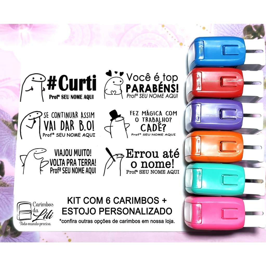 Carimbos Flork - Carimbos Memes - Carimbo Educativos
