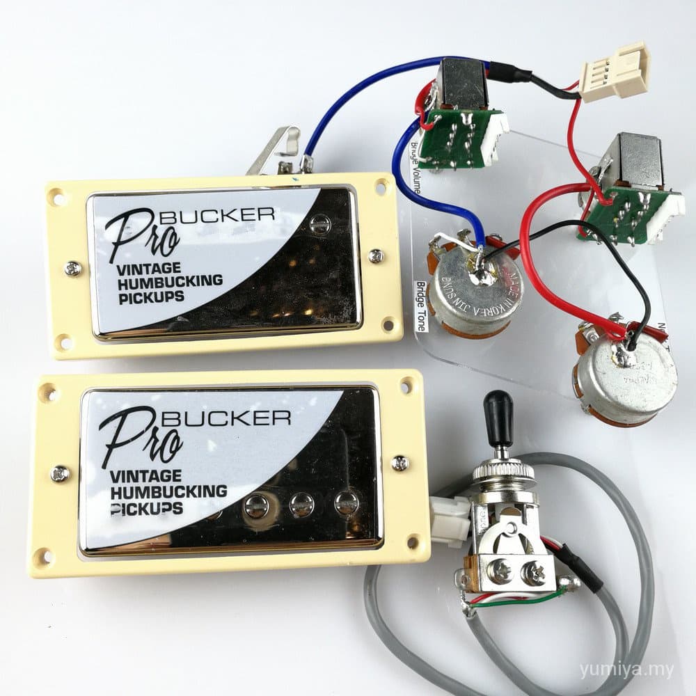 Captadores Epiphone Cromados Padrão ProBucker N E B Humbucker De Guitarra Elétrica Com Chicote De Fiação Pro Para EPI Pr