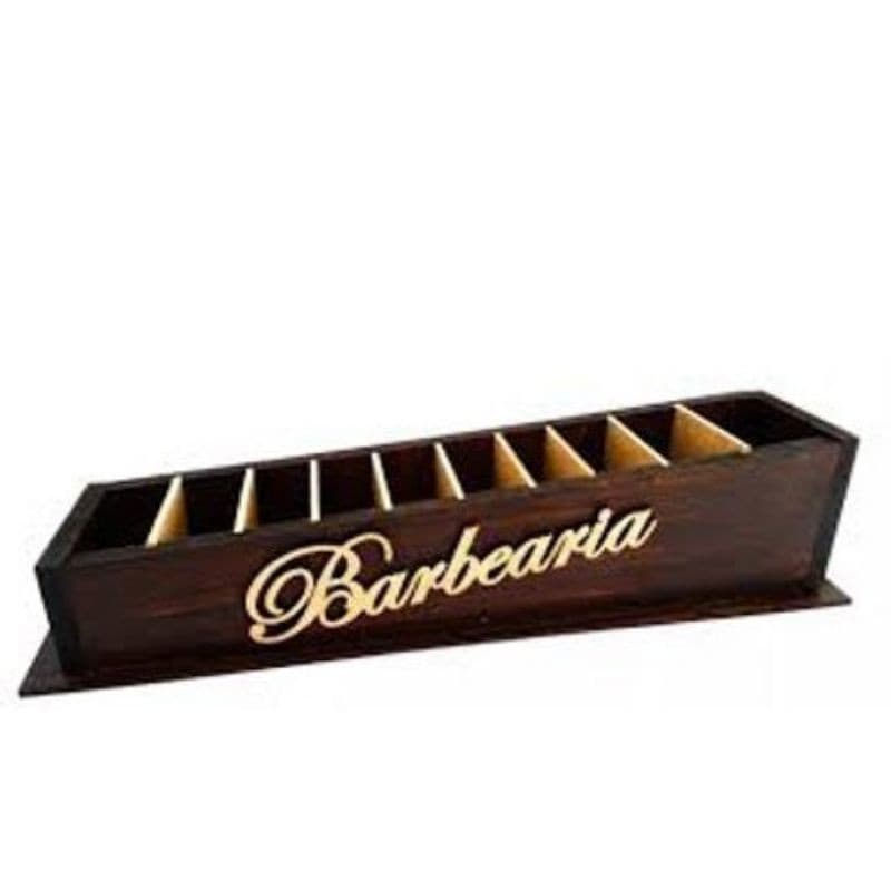 Porta pentes de Maquinas em MDF Para Barbearia