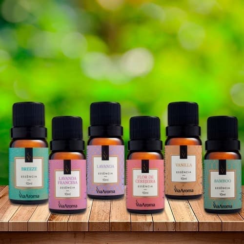 Essência Via Aroma 10ml Linha Clássica Para Aromatizador Difusor Elétrico Ambiente Perfumado