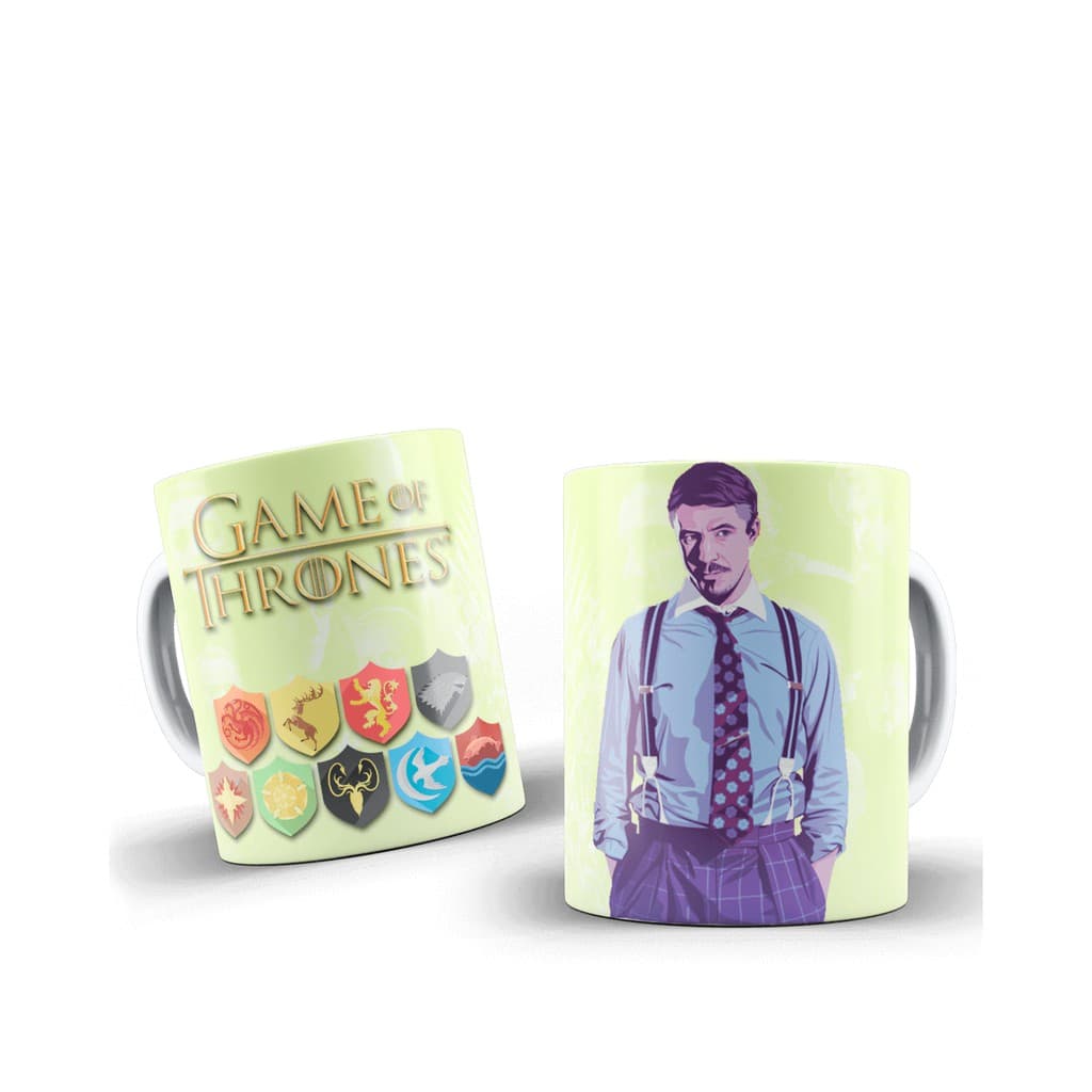Caneca Game Of Thrones Lorde Petyr Personalizada Porcelana