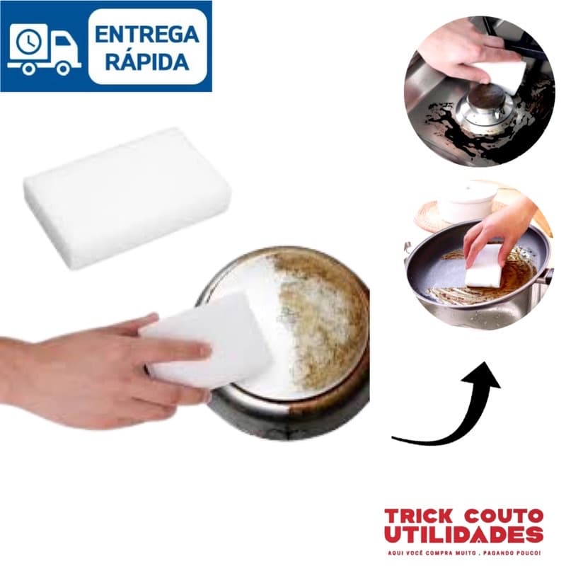 Esponja Mágica Para Limpeza Pesada