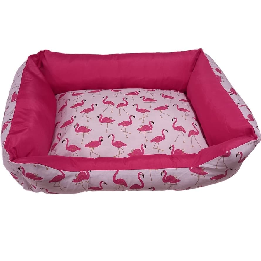 Caminha para Cachorro ou Gato Cama Pet/ Cama Para Cães e Gatos I Flamingo impermeável c /Zíper