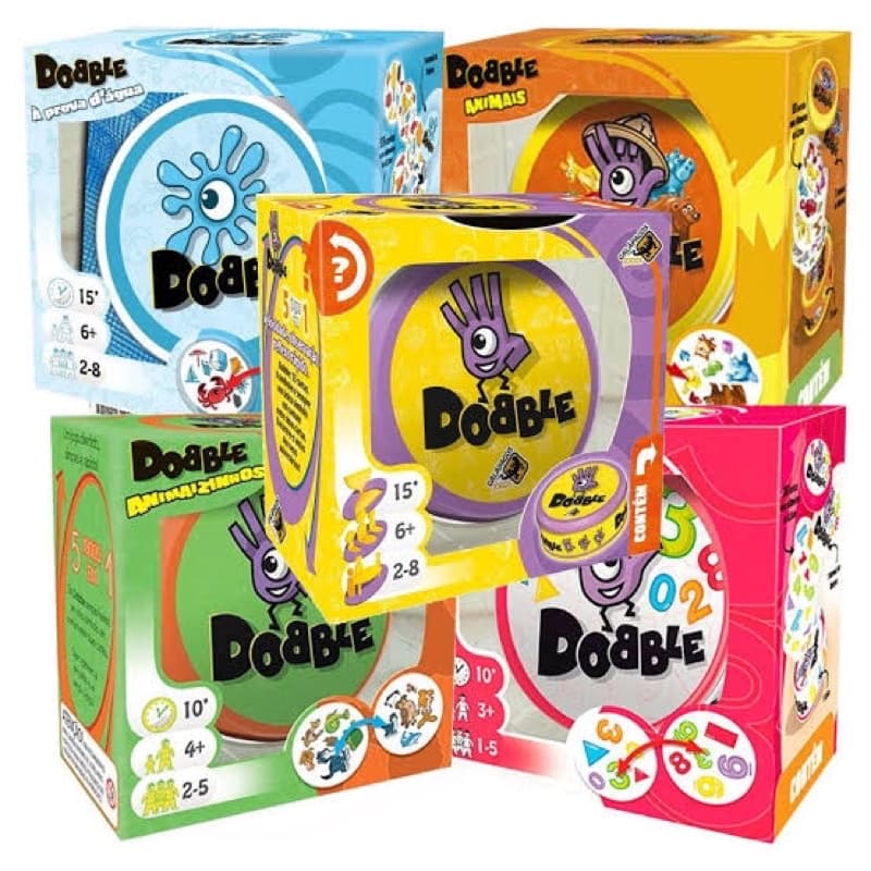 Jogo Dobble - Galápagos - Marvel / Harry Potter / A Prova D’água / Pixar