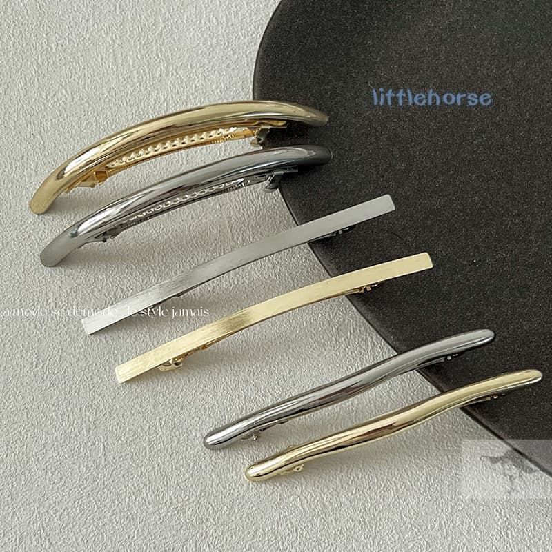 Clip de Metal Clip de Cabelo Clip Simples Clip de Cabeça All-Match Back Clip Lateral Clip de Mola Acessórios de Cabelo