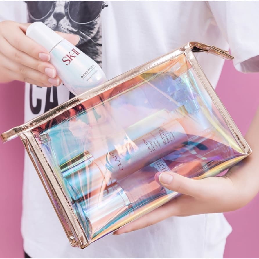 Transparent Laser Cosmetic Bag Ladies Cosmetic Storage Bag