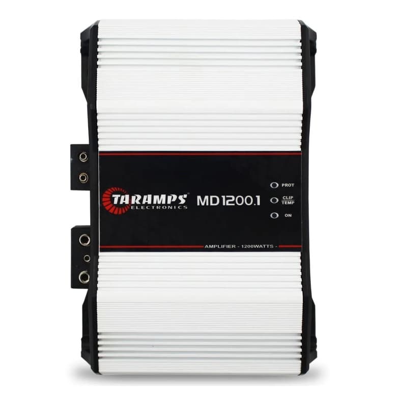 Modulo Amplificador Barra Som Automotivo Taramps Md 1200.1 Canal 1200 Wrms 1 Ohms