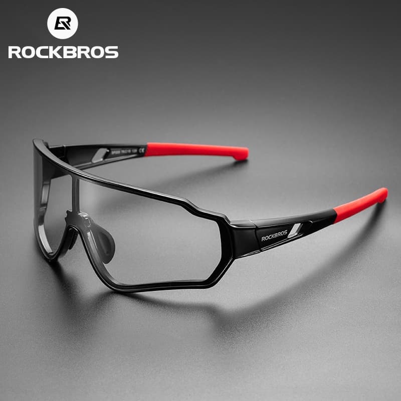 ROCKBROS Ciclismo Óculos Photochromic Óculos Polarizados Inner Frame Bicicleta Óculos de Sol