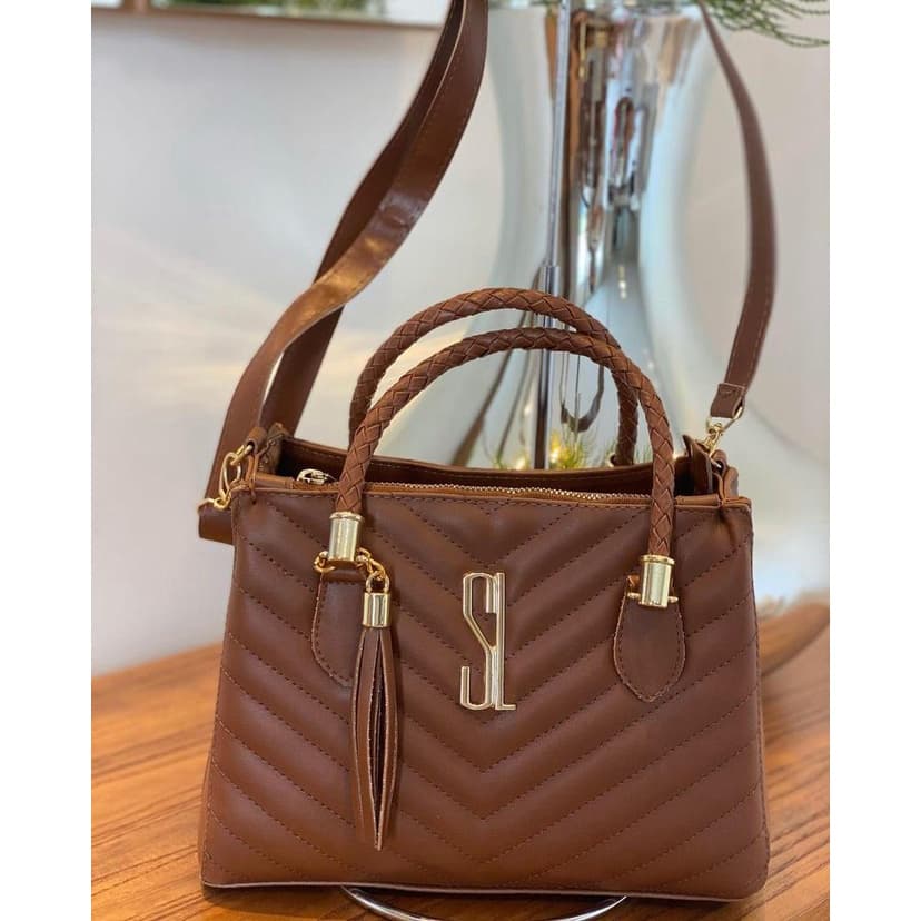 Bolsa Santa Lolla Lorena media com fino acabamento promoção