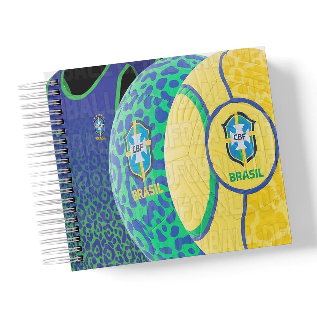 Álbum Fotografia Scrapbook Livro De Assinaturas Grande 33x29cm Personalizado Figurinha Copa do Mundo