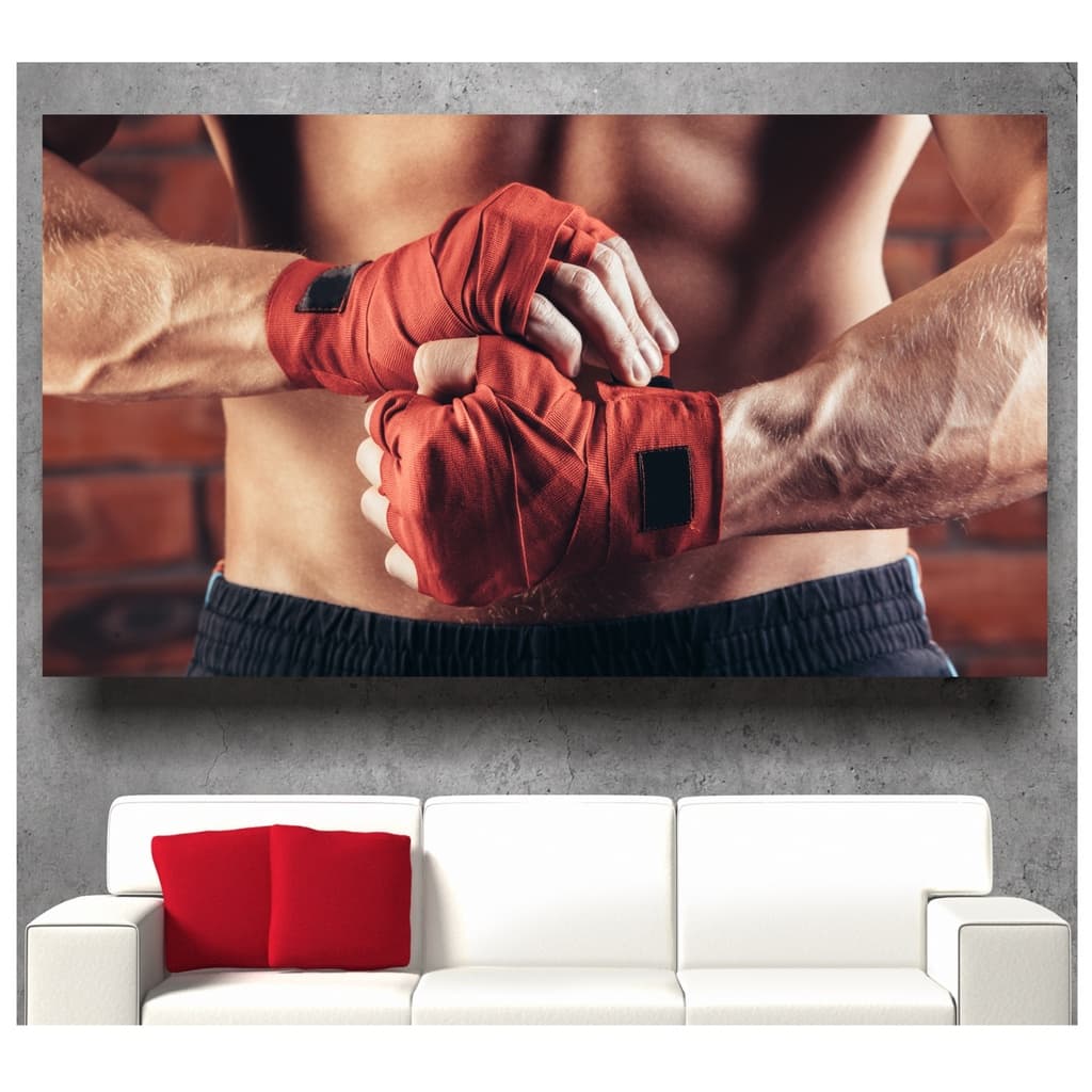 Adesivo De Parede Para Academias De Lutas Mma Boxe S232