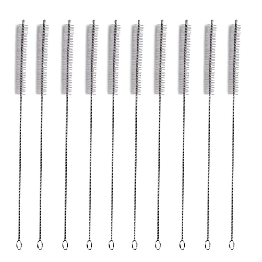 Kit 10 Escovas Para Limpeza de Canudos Esovinha Para Limpar