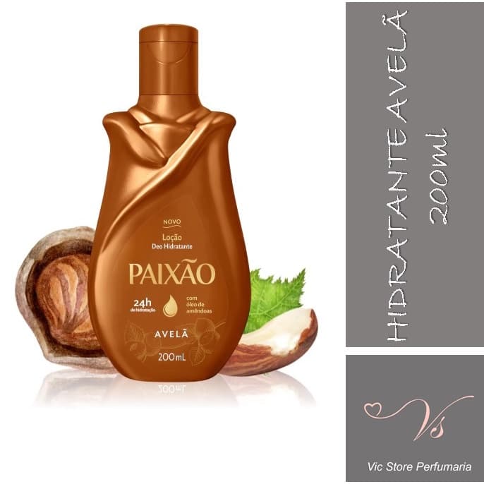 Loção Deo Hidratante Avelã 200ml Paixão