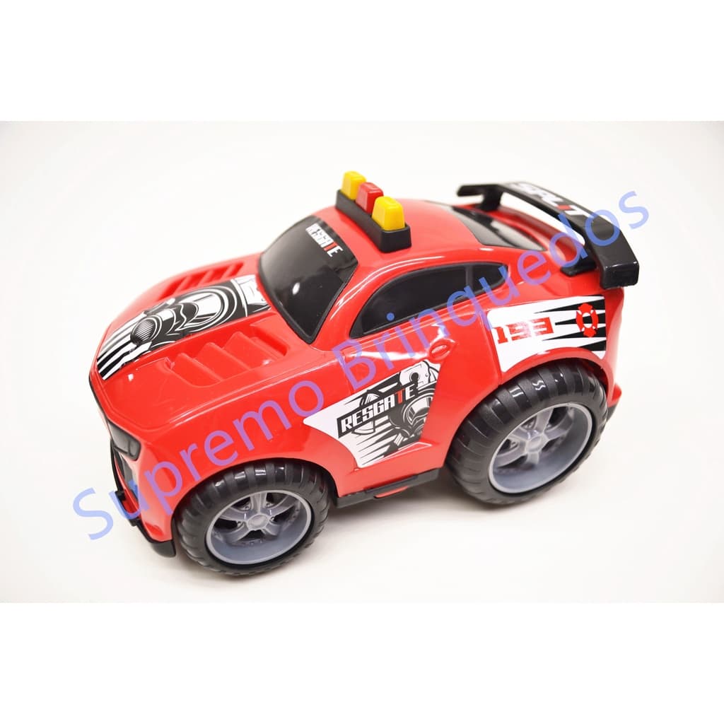 Carrinho Split Car Polícia/Resgate Brinquedo Na Solapa BS TOYS 564