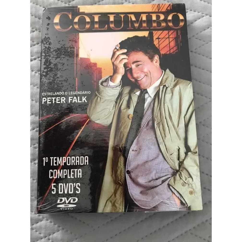 Box Detetive Columbo - 1 Temporada Digipack Lacrado dublado - 5 DVD's