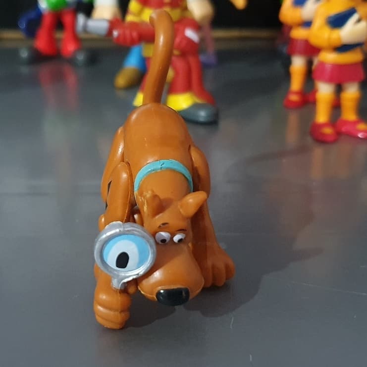 Figura Scooby-Doo de 2008 Hannah Barbera figura usada vendido conforme mostra as fotos