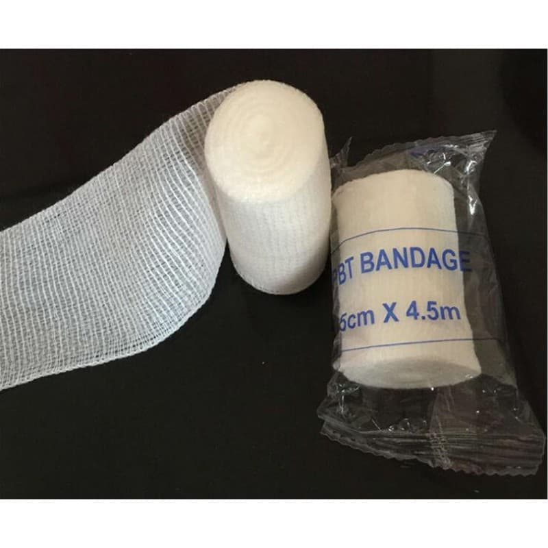 5/10 Rolos PBT Bandagem Elástica Envoltório Fixação Curativo Gaze De Primeiros Socorros