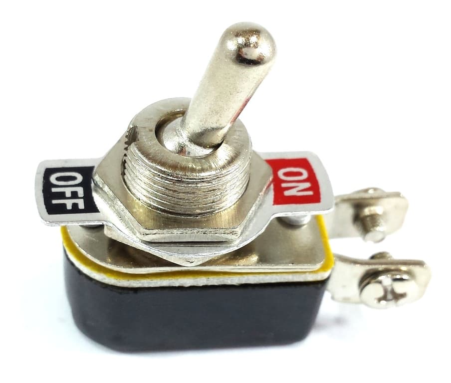 Chave Metal 12V 10 Unidade On Off KNH-1S Para Som Automotivo
