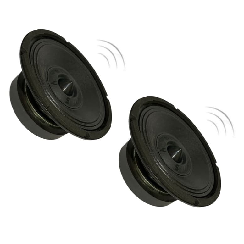 Par Alto falantes Woofer 6 Polegadas Sturdy 160 Watts Rms