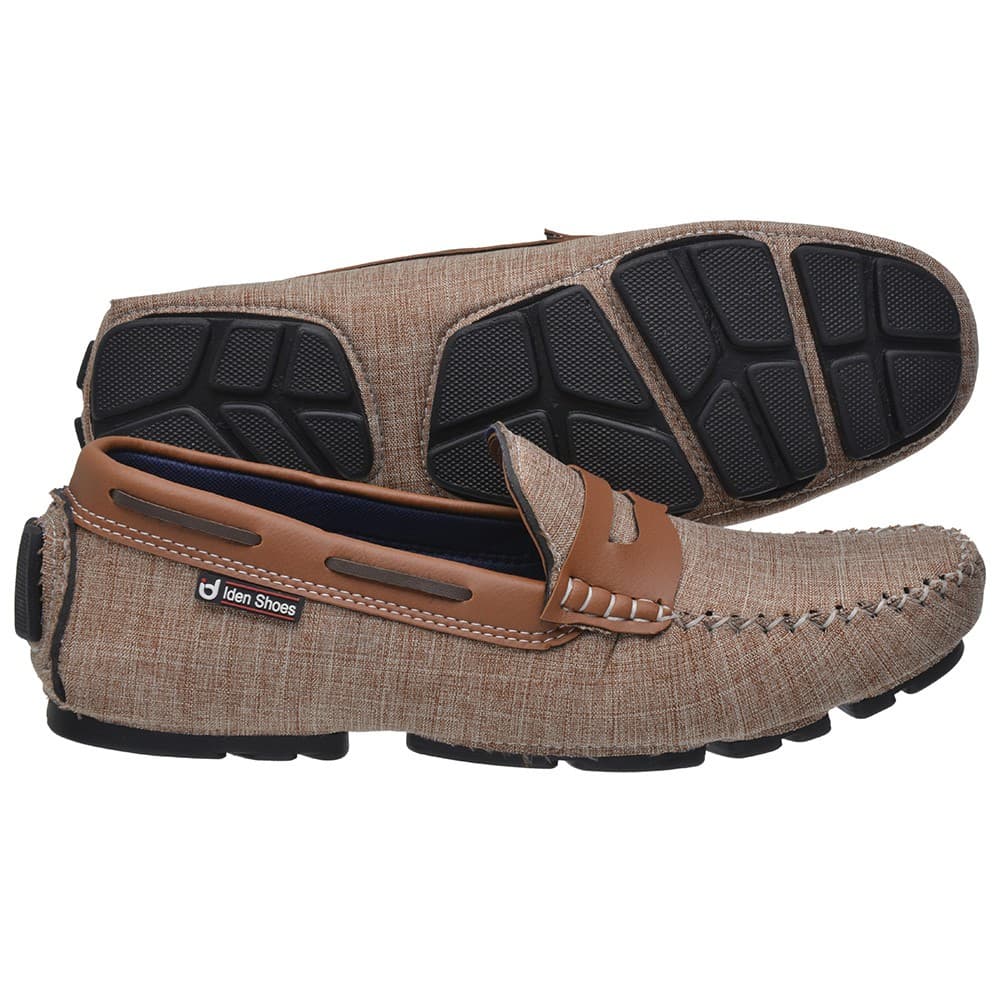 Mocassim Sapatilha Drive Masculino Palha