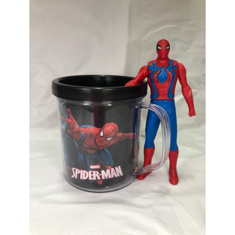 Novo Boneco Do Personagem Homem Aranha Articulado + Caneca Personalizada 350ml Novos especiais da loja