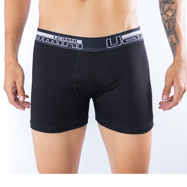Kit 6 Cueca Box Boxer de Microfibra Original Uomini Alta Qualidade