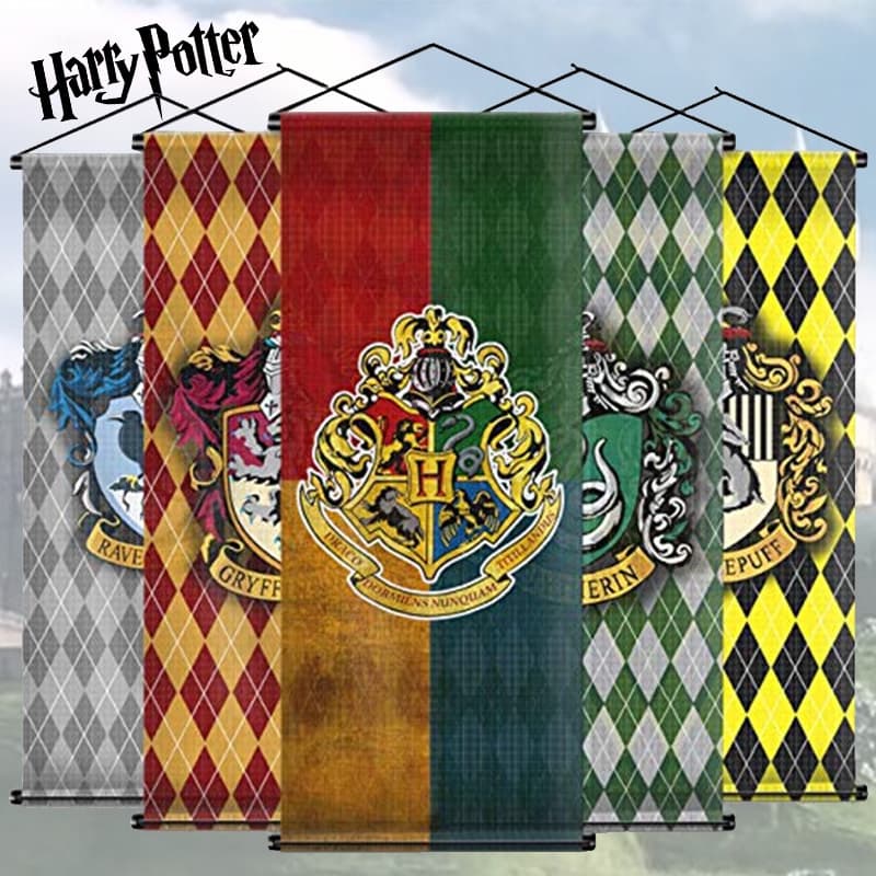 Bandeira De Harry Potter Pendurada Ventilador Decoração De Barras De Cena