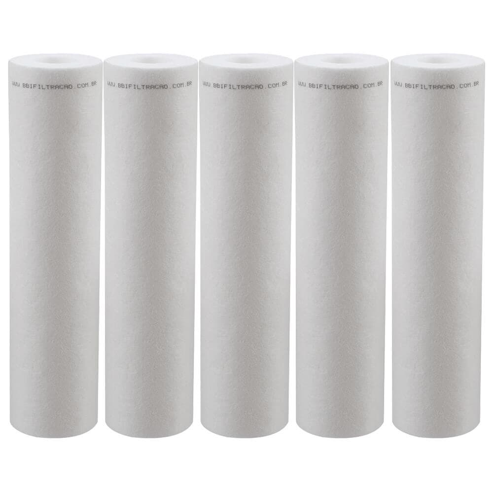 KIT 5 Refil Polipropileno 9"3/4 - 20u - 20 micra - PP10/20B
