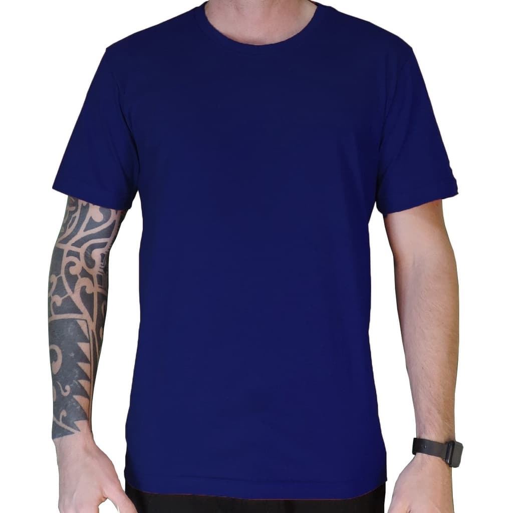 Camiseta Básica Confortável Unissex Ideal p/ Dia a Dia e Prática Esportivas Malha Premium