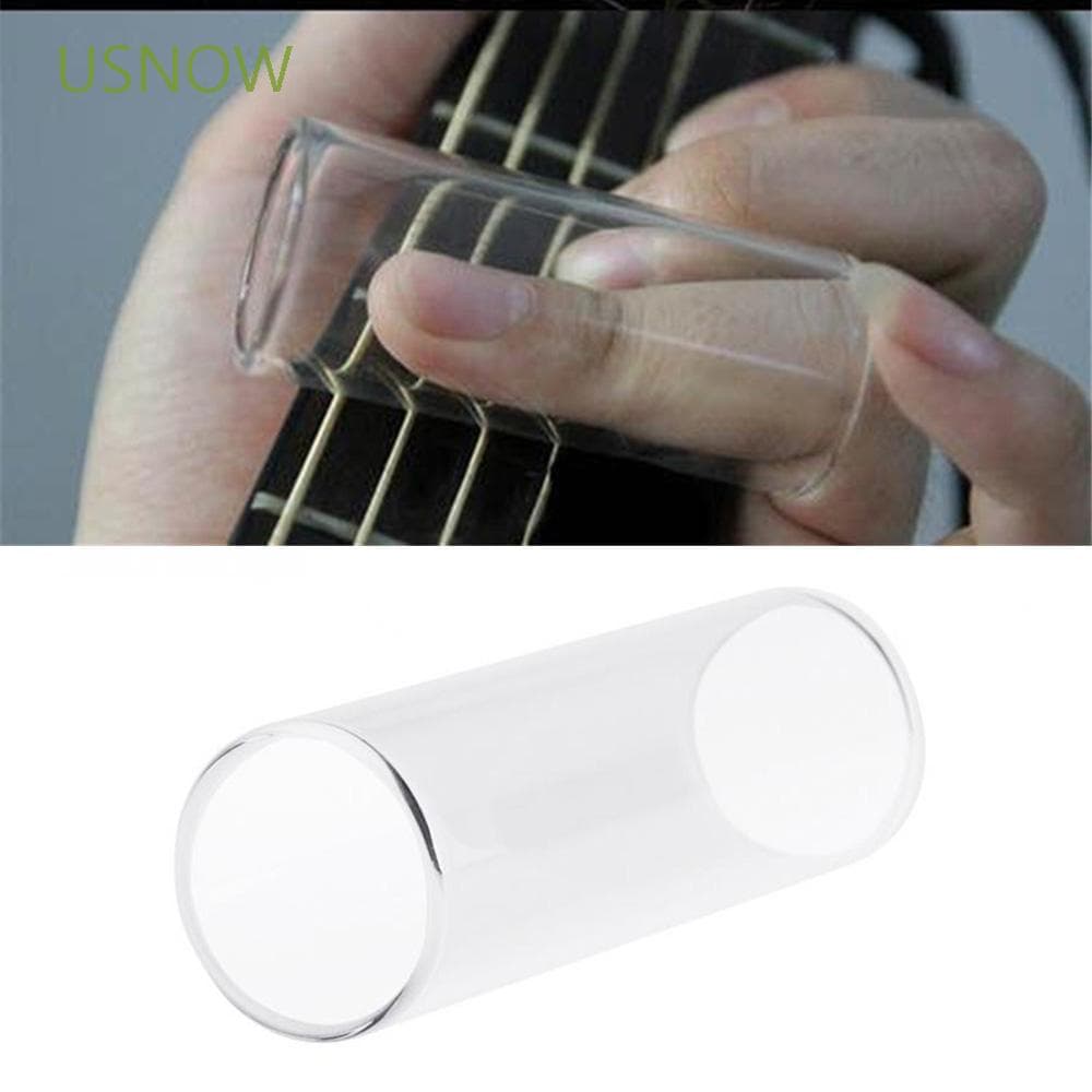 Slide 21mm Inradius Vidro Musical 60mm Comprimento Acessórios Guitarra Dedo Knuckle Sliders De Vidro De Slides