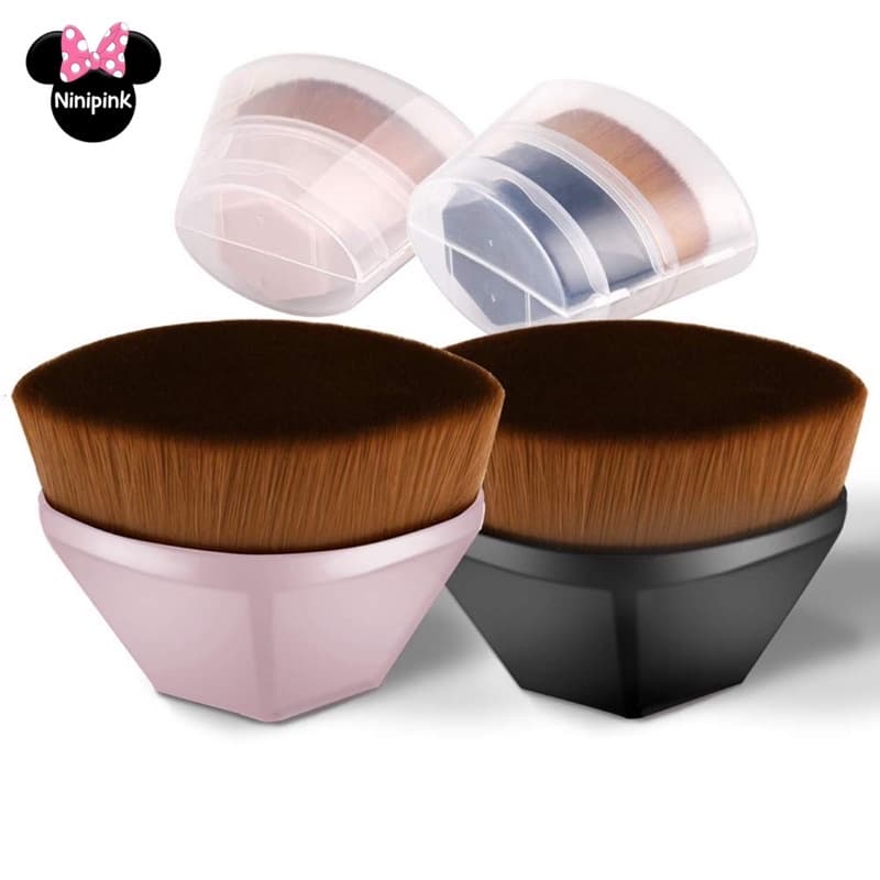 Pincel De Base Kabuki Para Maquiagem/pó Líquido Hexagonal