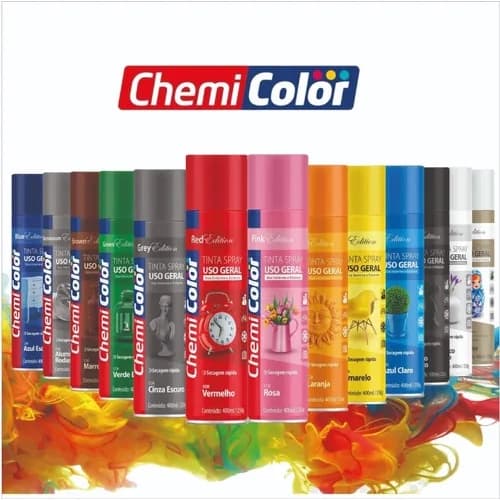 Tinta Spray Uso Geral Chemicolor 400ml