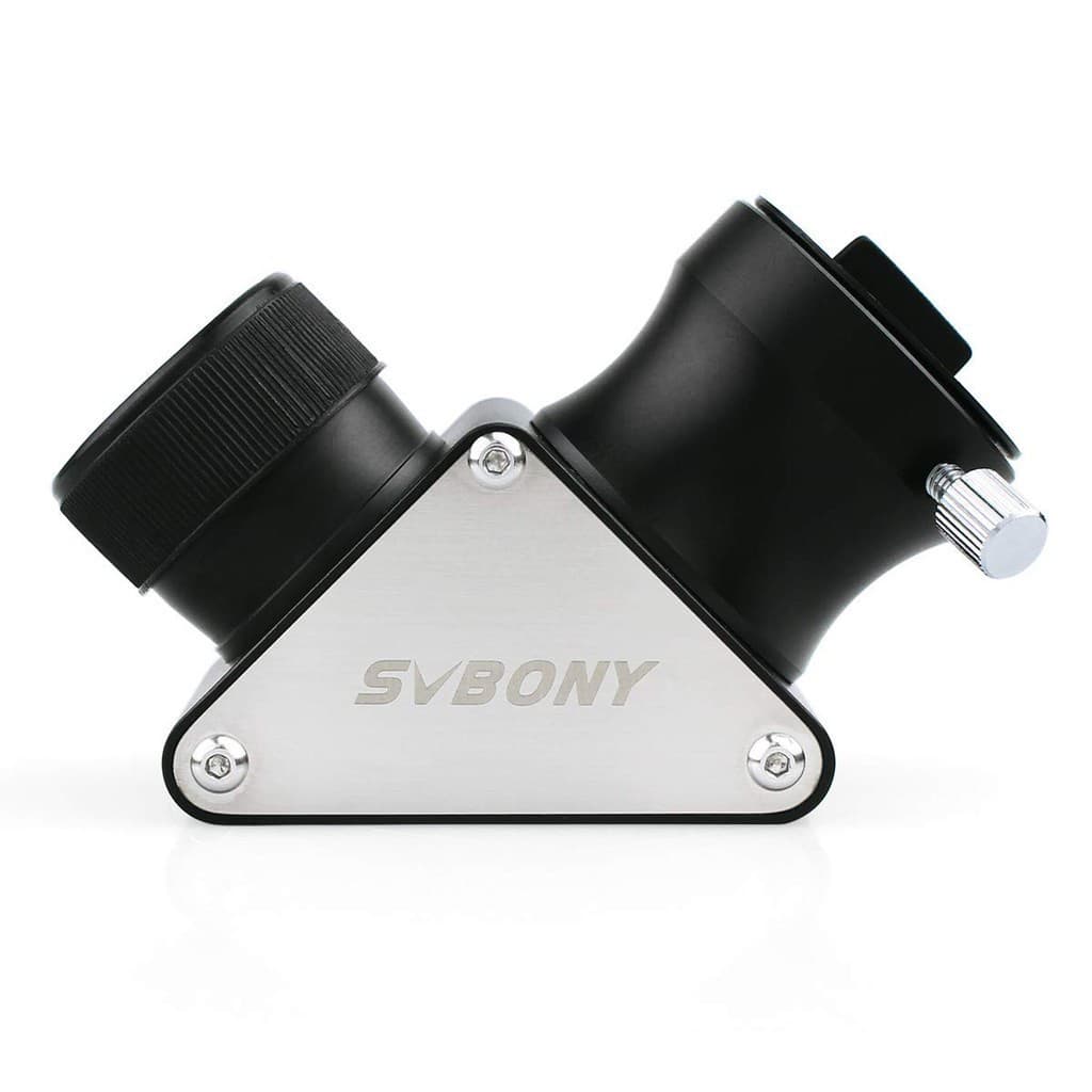 Adaptador Diagonal De Espelho Zenith SVBONY SV188 1.25 Polegadas Imagem Erreta De 90 Graus Totalmente Metálica Para Tele