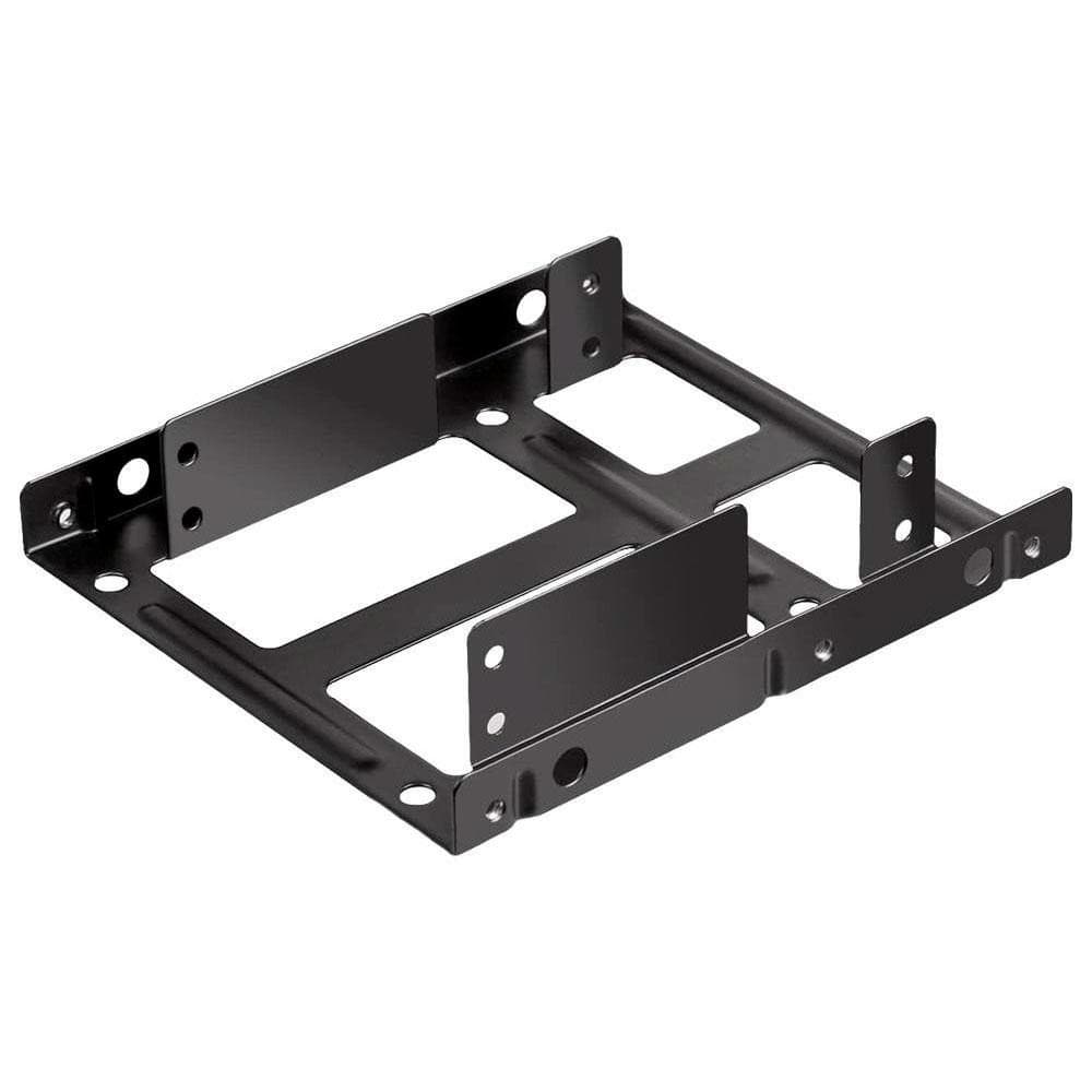 Suporte Adaptador 2x Ssd Hd 2,5" Para Desktop baia de 3,5" Metal PC Gamer Computador Gabinete