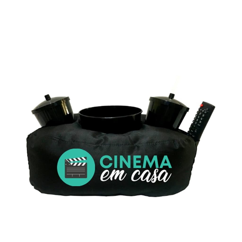 Almofada Porta Pipoca Cinema Em Casa