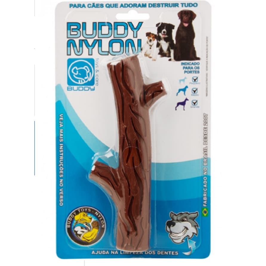 Mordedor Nylon Graveto Brinquedo Pet Cachorro Buddy Toys Favorito