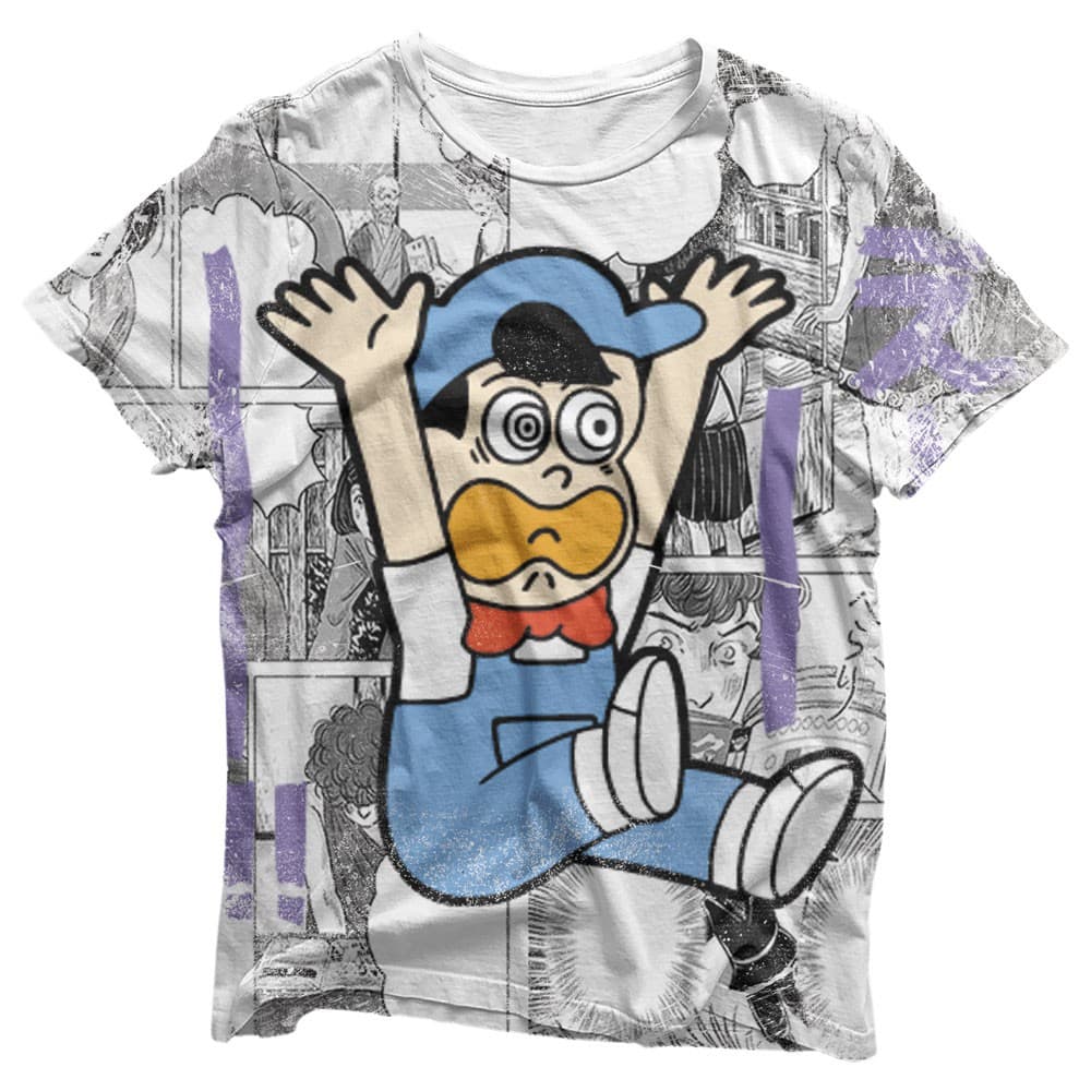 Camisa Mangá Aware! Meisaku-kun - Camisas Aware! Meisaku-kun Estampa Total