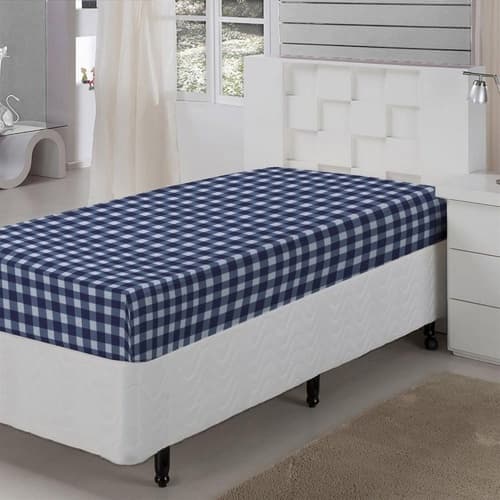 Lençol Solteiro Avulso Microfibra Estampado 100% Poliéster