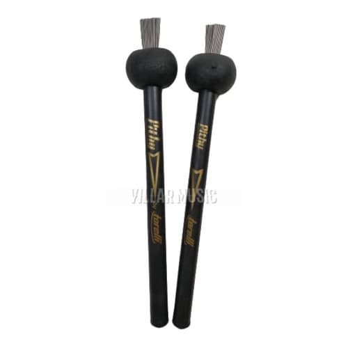 Baqueta Vassourinha Pithy  Fios De Aço Cajon 2 Pçs Torelli -TA 062