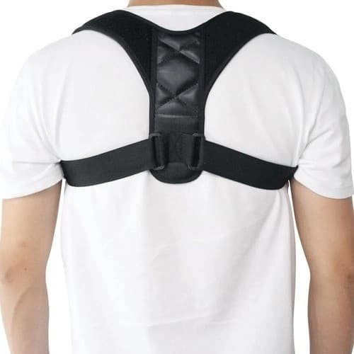 Colete Postural Coluna Cervical Hérnia De Disco Cinta Leve Discreta Correção Postura Costas Corretor Feminino Masculino