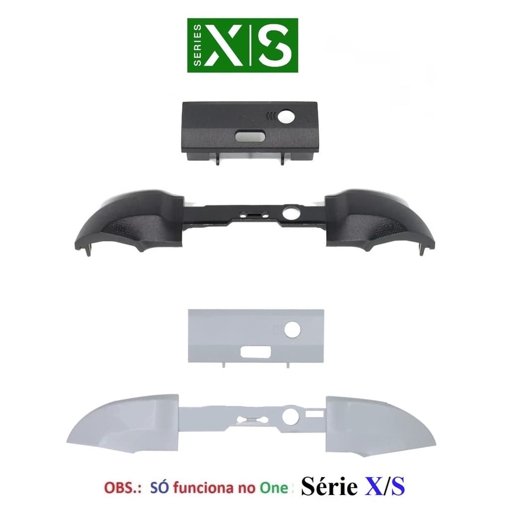 1 Botão Gatilho Rb Lb + Suporte Botões RB LB Controle Xbox Séries X S