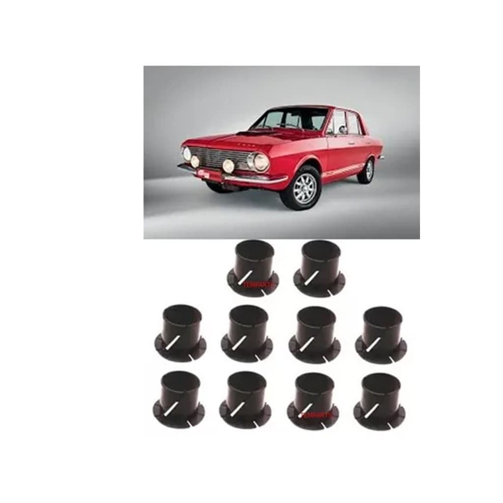 10 Bucha Pedal Freio E Embreagem F1000 Belina Corcel Del Rey